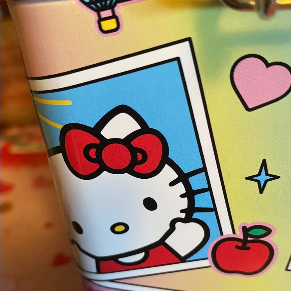 ❤️Hello Kitty Blue and Red Storage Tin - Picture 2 of 5